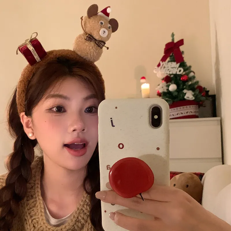 NICERURU Plush Headbands Women's-2