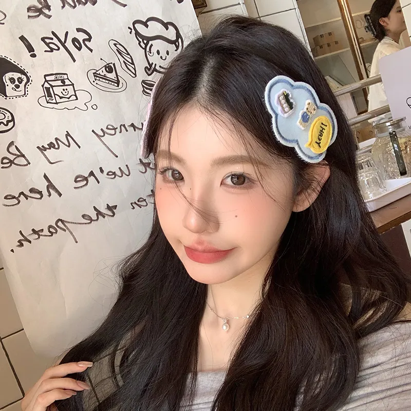 NICERURU Fabric Hair Clips Women's-11