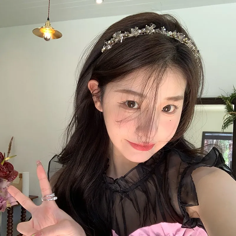 NICERURU Rhinestone Headbands Women's-4