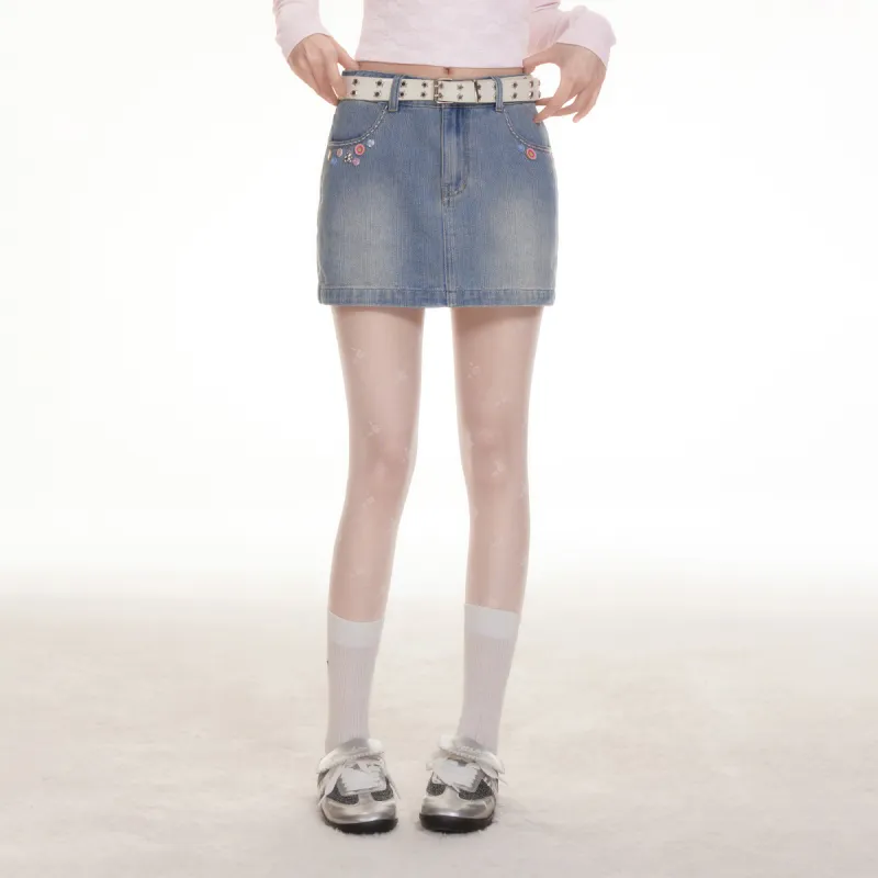 I'M ONE Denim Short Skirts Women's-11