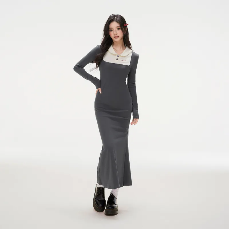 I'M ONE Long Sleeved Dresses Women's-4
