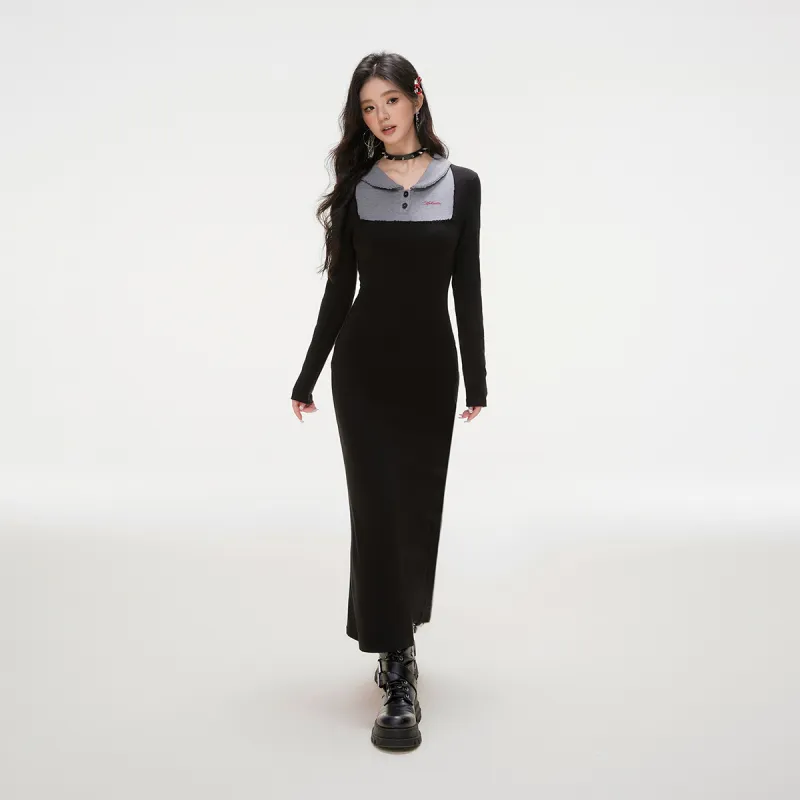 I'M ONE Long Sleeved Dresses Women's-11