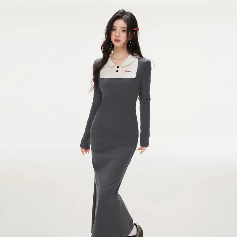 I'M ONE Long Sleeved Dresses Women's-3