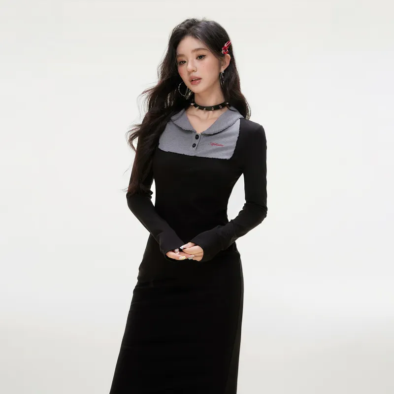 I'M ONE Long Sleeved Dresses Women's-9