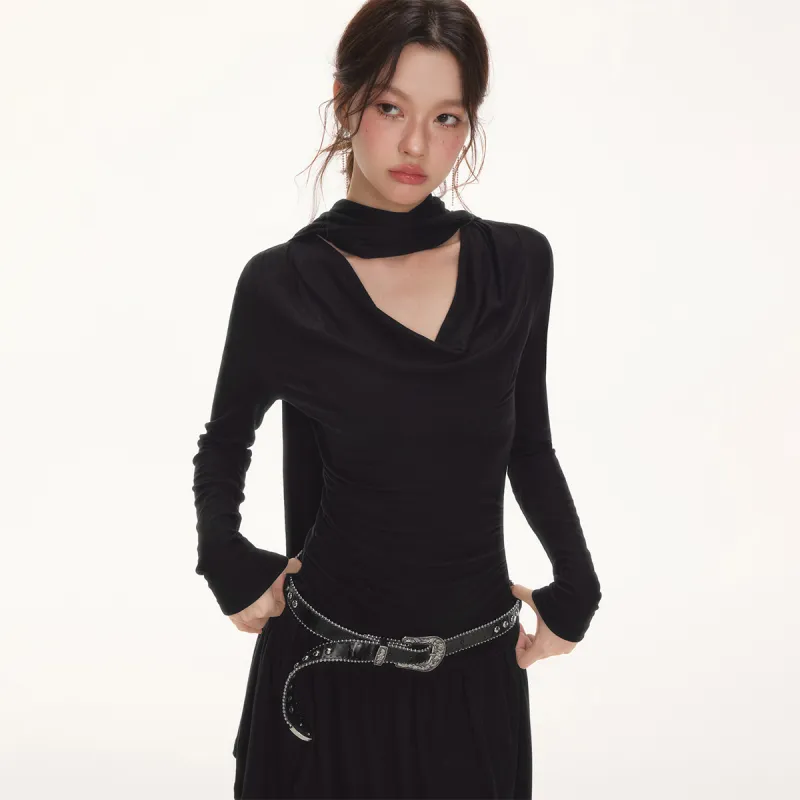 I'M ONE Long Sleeved Dresses Women's Black-6