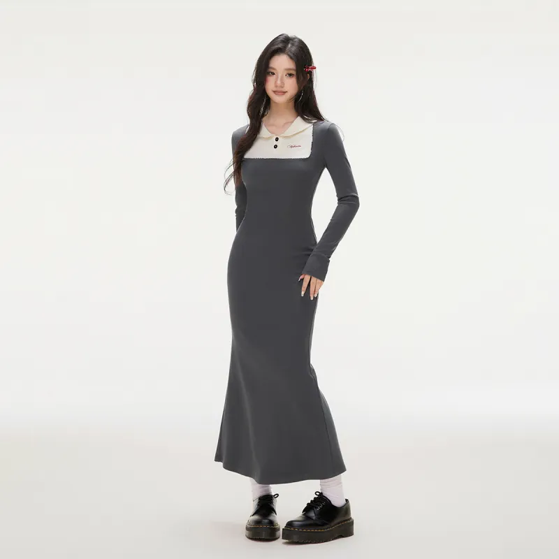 I'M ONE Long Sleeved Dresses Women's-2