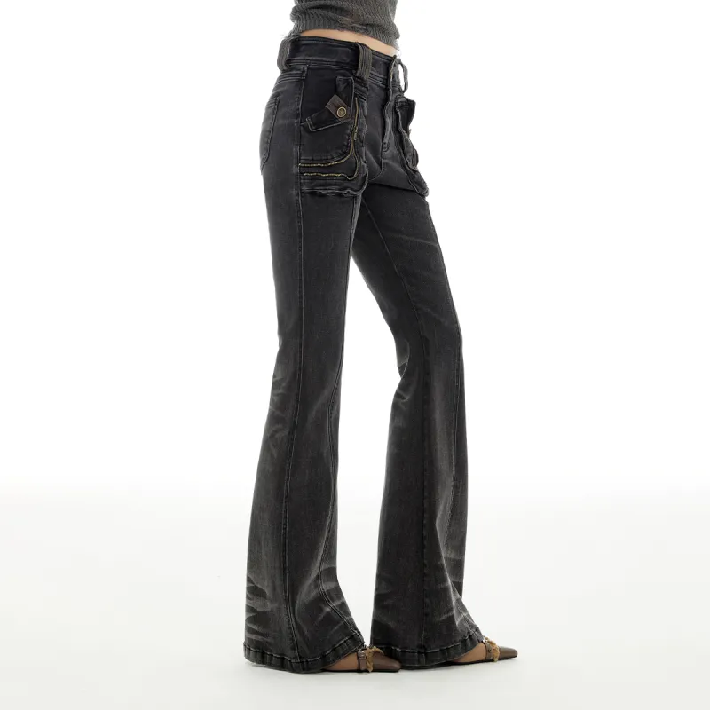 I'M ONE Jeans Women's Black-3