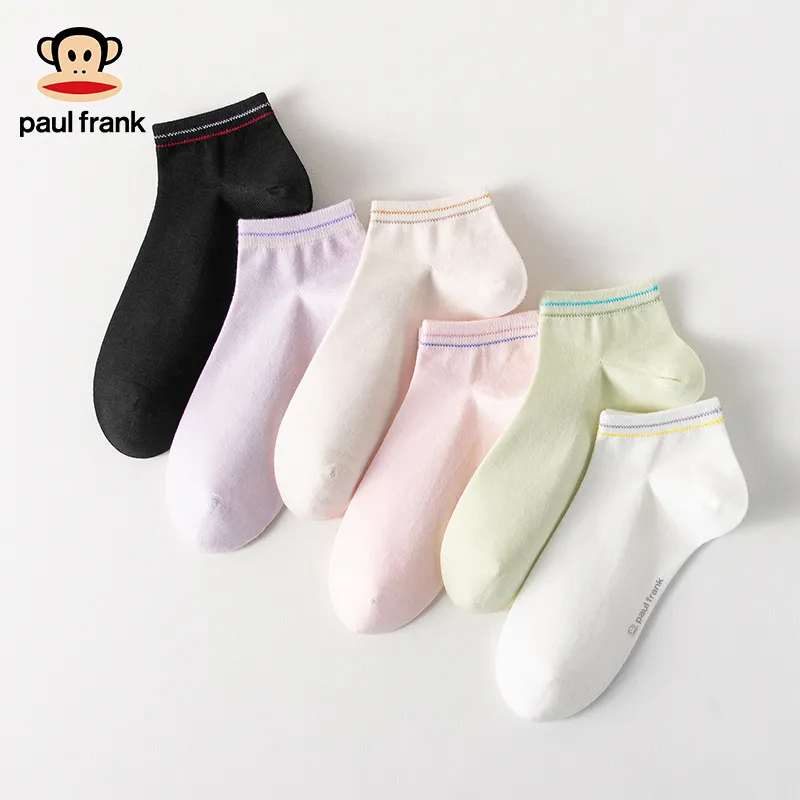 PAUL FRANK Ankle Socks Women's Box 6 Pack-4