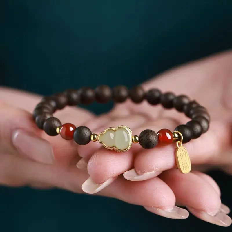 YIZHILIN Fragrance Agarwood Bracelets Unisex-5