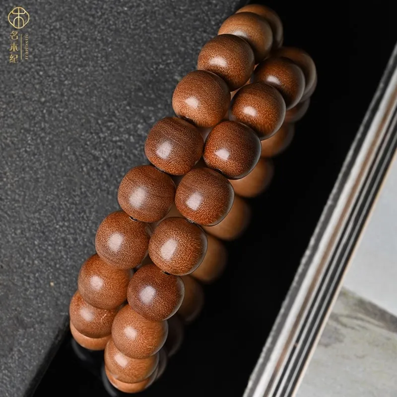 YIZHILIN Black Flesh Old Sandalwood Bracelets Unisex-4