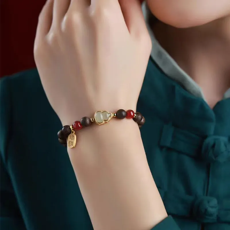 YIZHILIN Fragrance Agarwood Bracelets Unisex-4