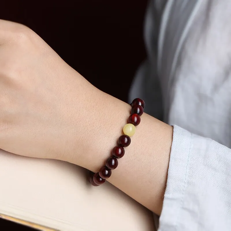 YIZHILIN Rosewood Bracelets Unisex-5