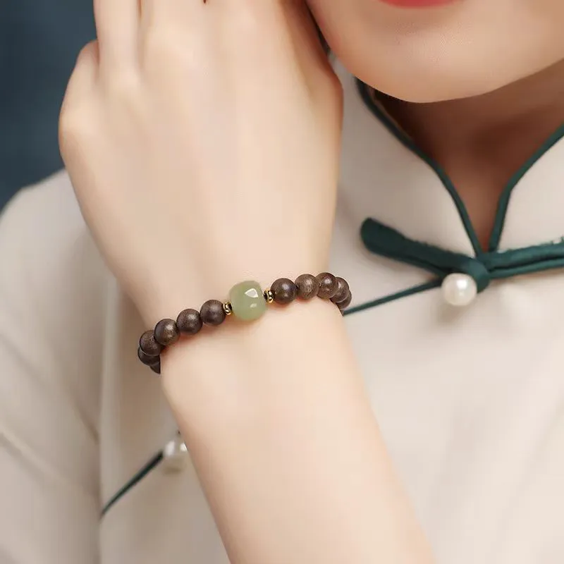 YIZHILIN Fragrance Agarwood Bracelets Unisex-15