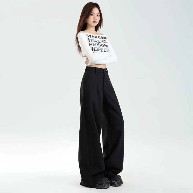 YINLEI Suit Trousers Women's Black-4