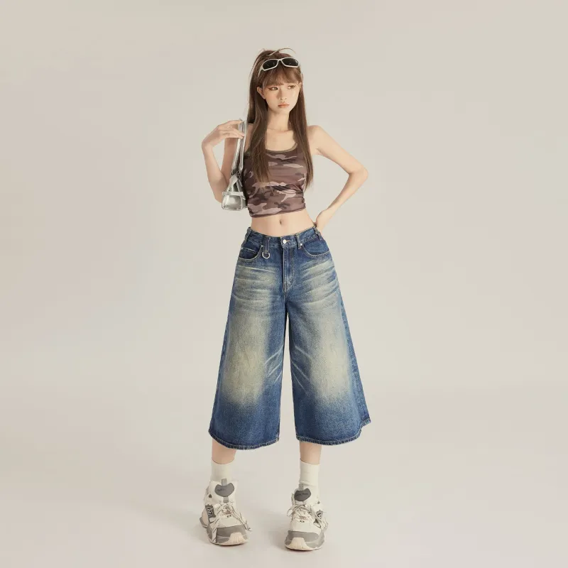 YINLEI Denim Shorts Women's-2