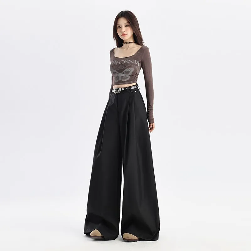 YINLEI Suit Trousers Women's Premium Black-5
