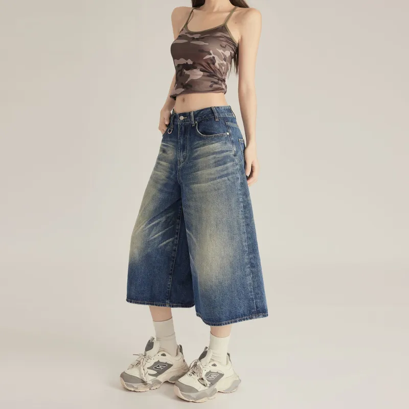 YINLEI Denim Shorts Women's-4