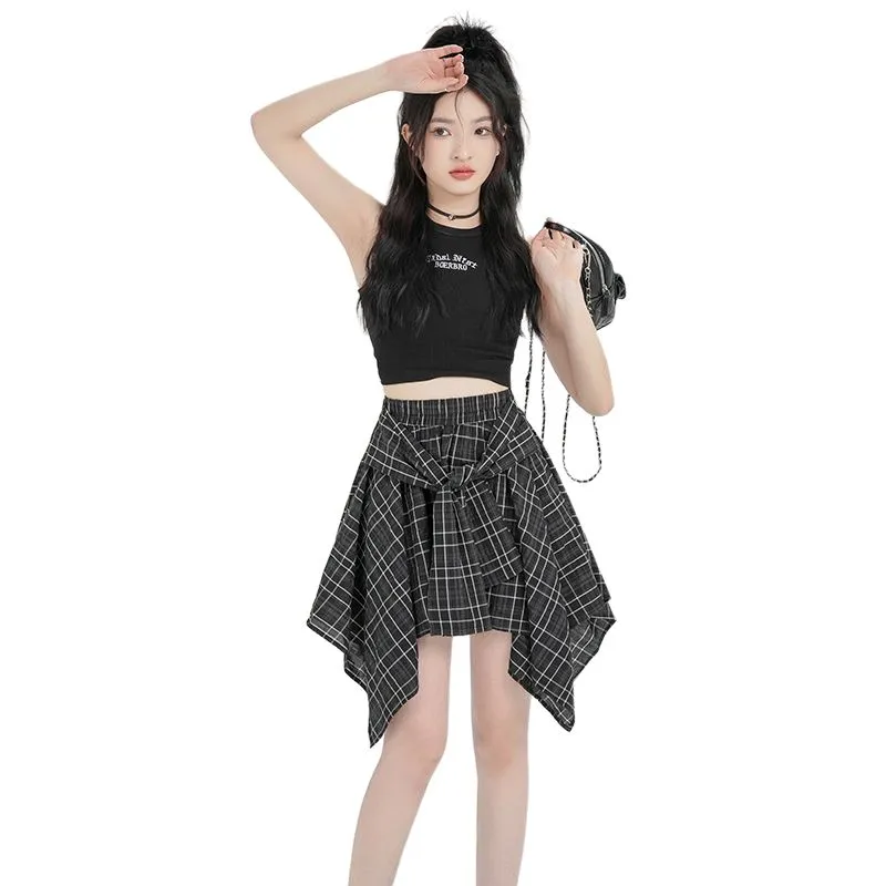 YINLEI Casual Short Skirts Women's-1