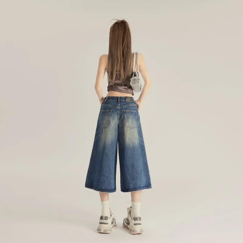 YINLEI Denim Shorts Women's-1