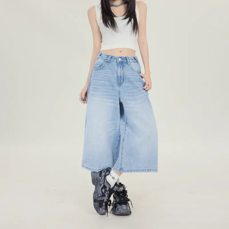 YINLEI Denim Shorts Women's-9