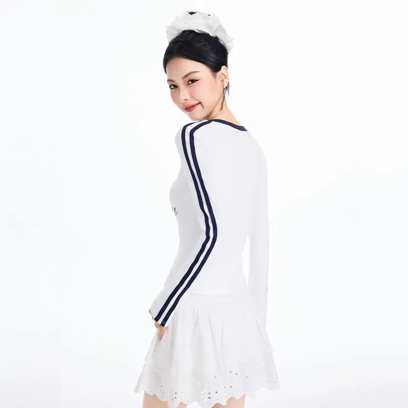 YINLEI T Shirts Women's White-3