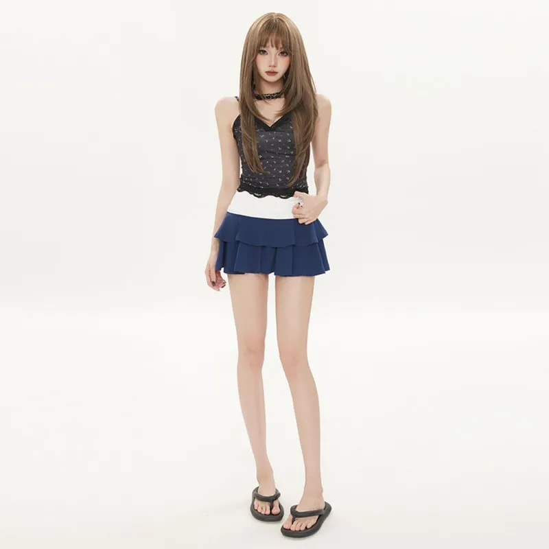 YINLEI Casual Short Skirts Women's-6