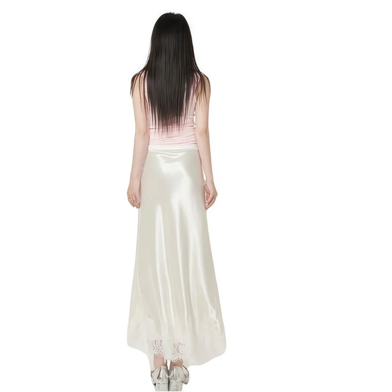 YINLEI Casual Long Skirt Women's-1