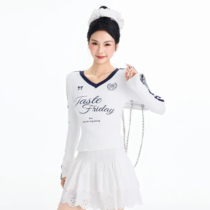 YINLEI T Shirts Women's White-1