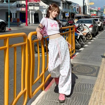 YINLEI Casual Pants Women's White