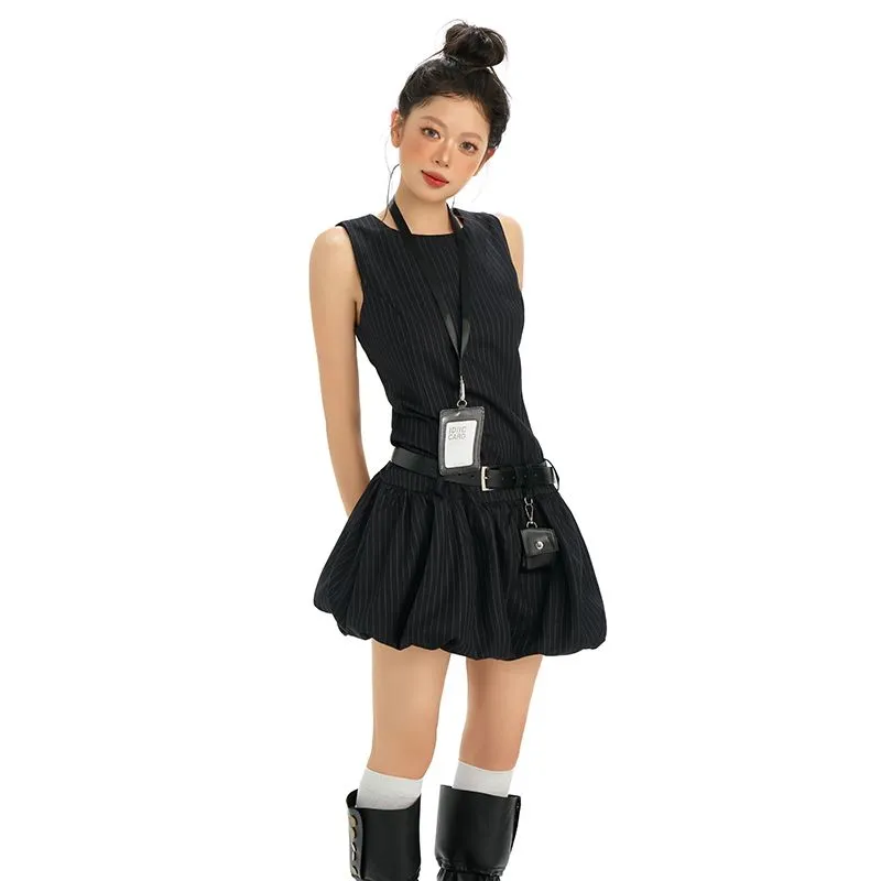 YINLEI Sleeveless Dress Women's-4