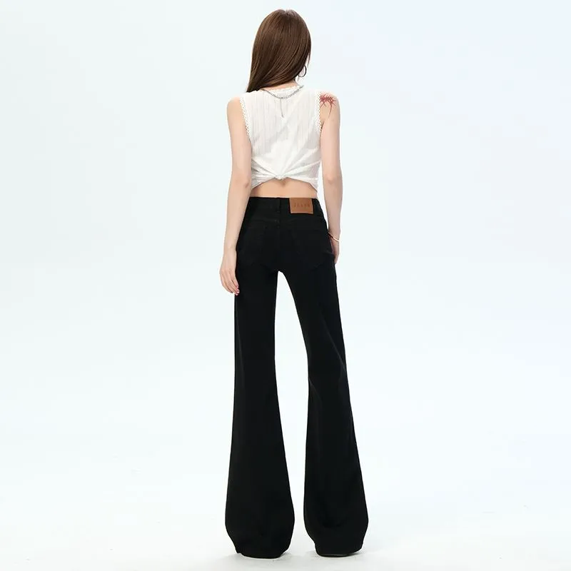 YINLEI Jeans Women's Black-3