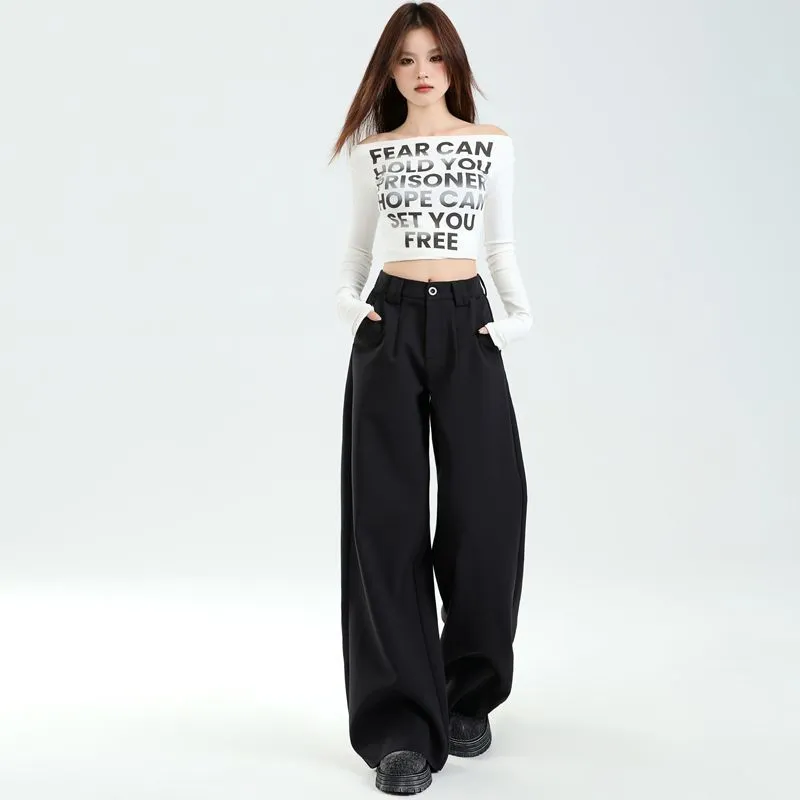 YINLEI Suit Trousers Women's Black-2
