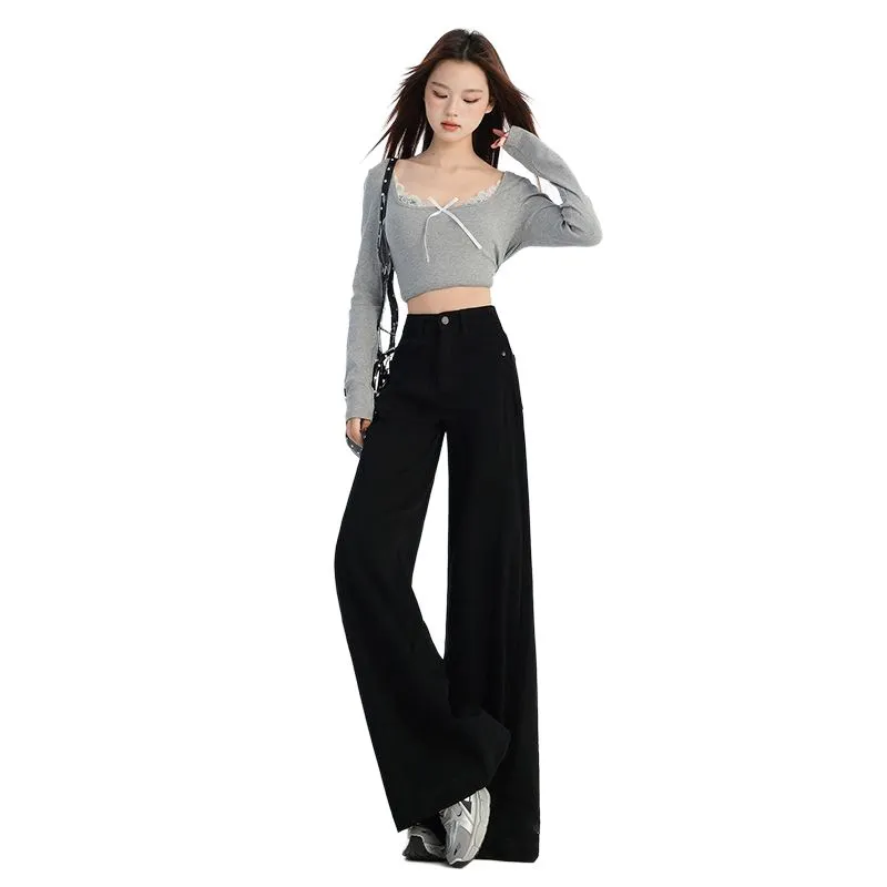 YINLEI Casual Pants Women's Black-4