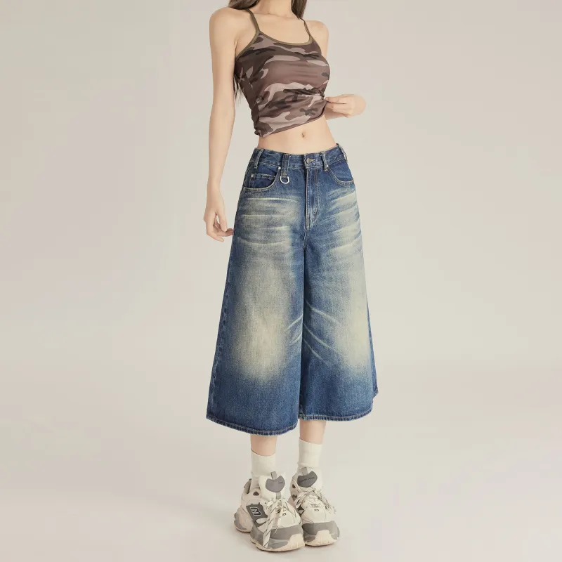 YINLEI Denim Shorts Women's-3