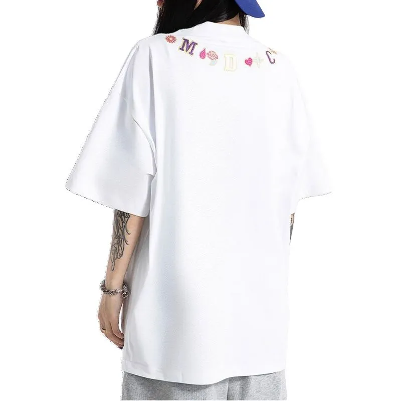 YINLEI Drop Shoulder Sleeve T Shirt Women's-2