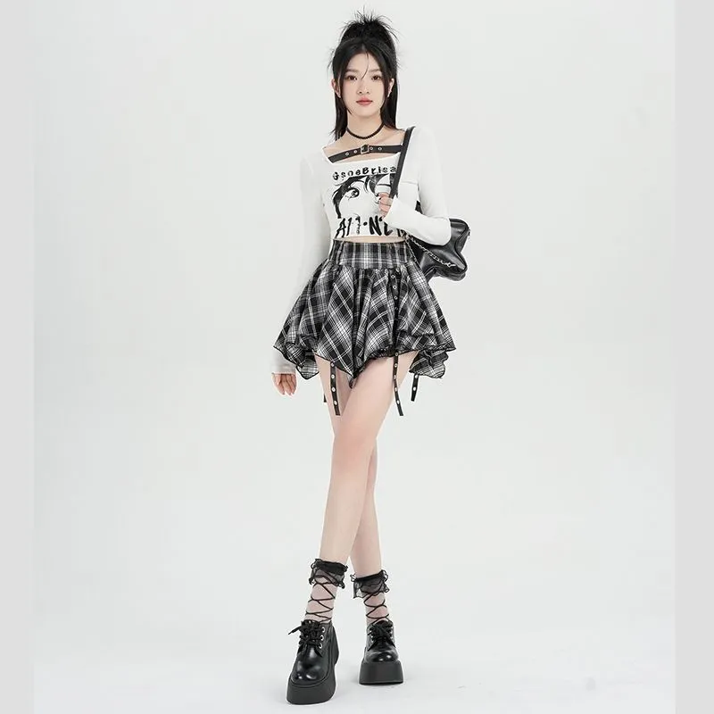 YINLEI Casual Short Skirts Women's-1