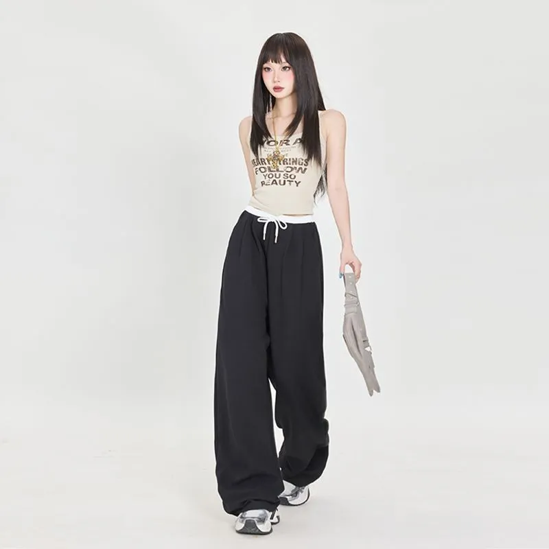 YINLEI Cargo Pants Women's Black-3