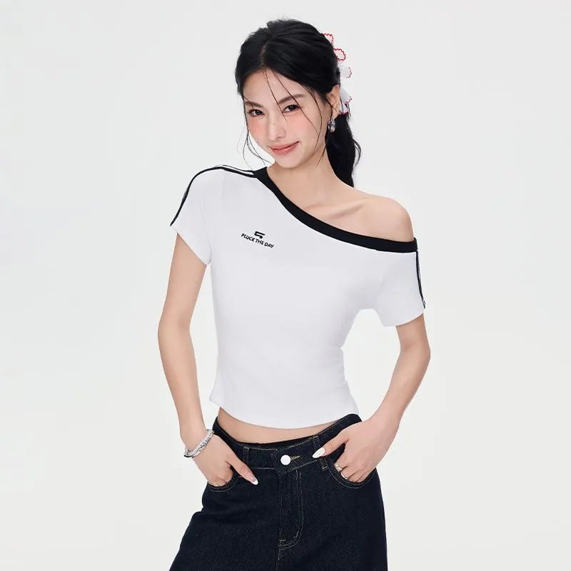 YINLEI T Shirts Women's White-1