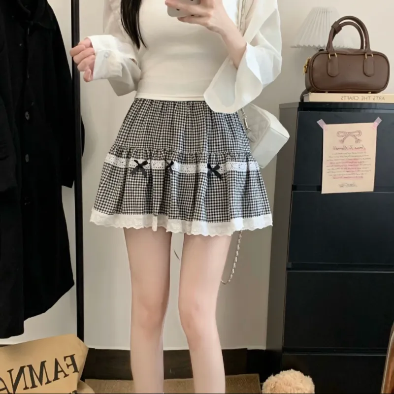 YINLEI Casual Short Skirts Women's-6