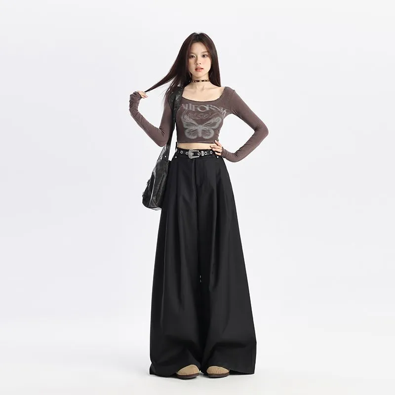 YINLEI Suit Trousers Women's Premium Black-2