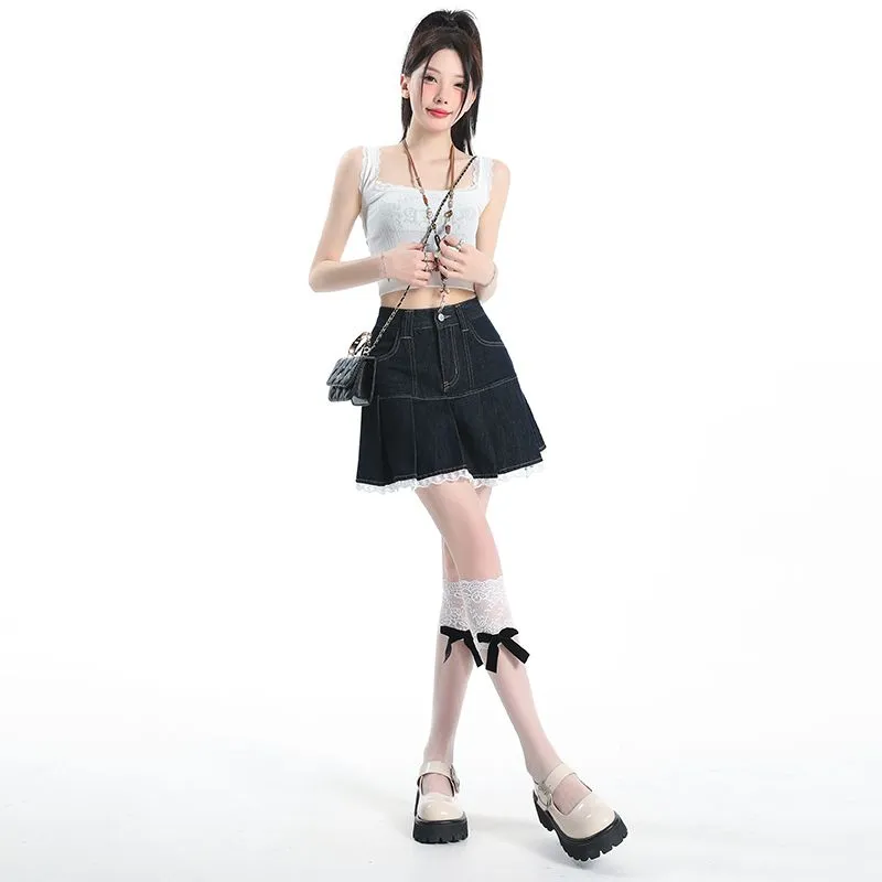 YINLEI Cargo Short Skirts Women's-1