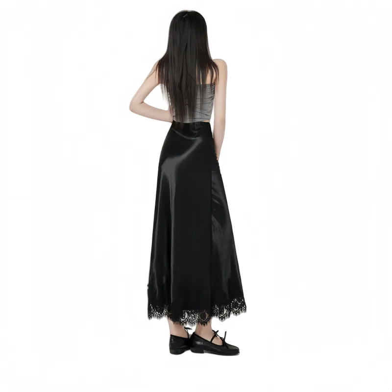 YINLEI Casual Long Skirt Women's-3