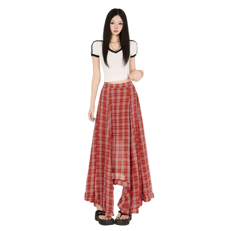 YINLEI Casual Long Skirt Women's-1
