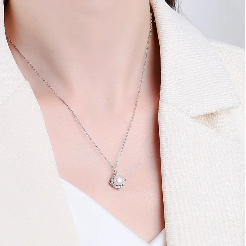 Yuanyanghuangjin Freshwater Pearl Necklaces Women's-3
