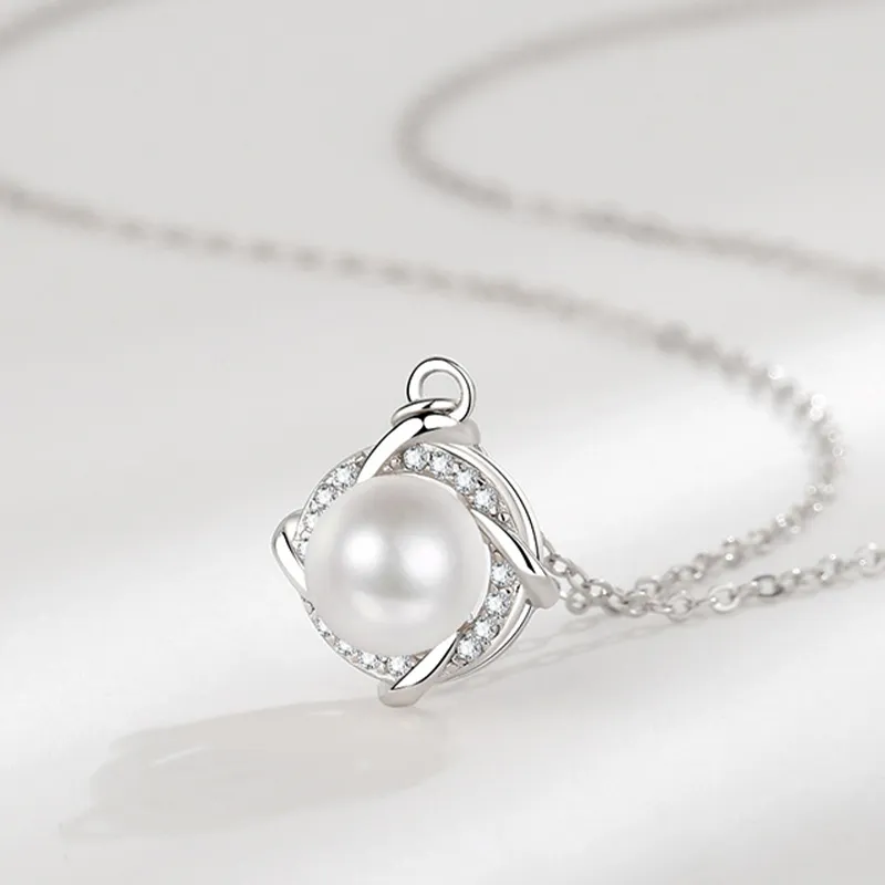 Yuanyanghuangjin Freshwater Pearl Necklaces Women's-4
