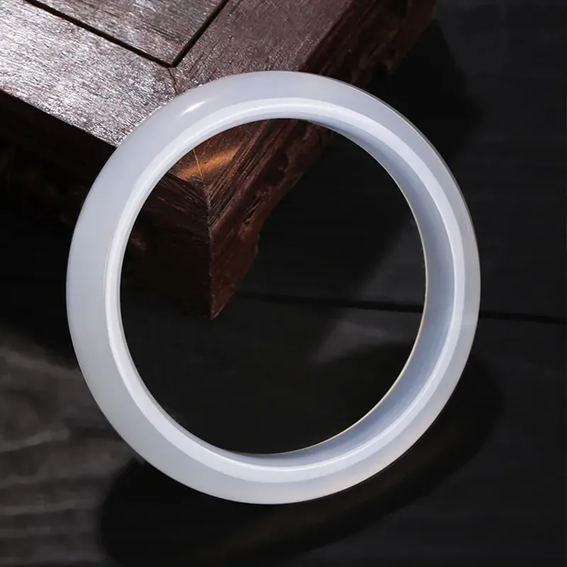 Yuanyanghuangjin Chalcedony Bangles Women's-8