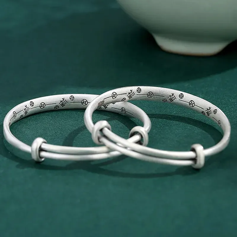 Yuanyanghuangjin S 999 Fine Silver Sterling Silver Bracelets Kids'-2