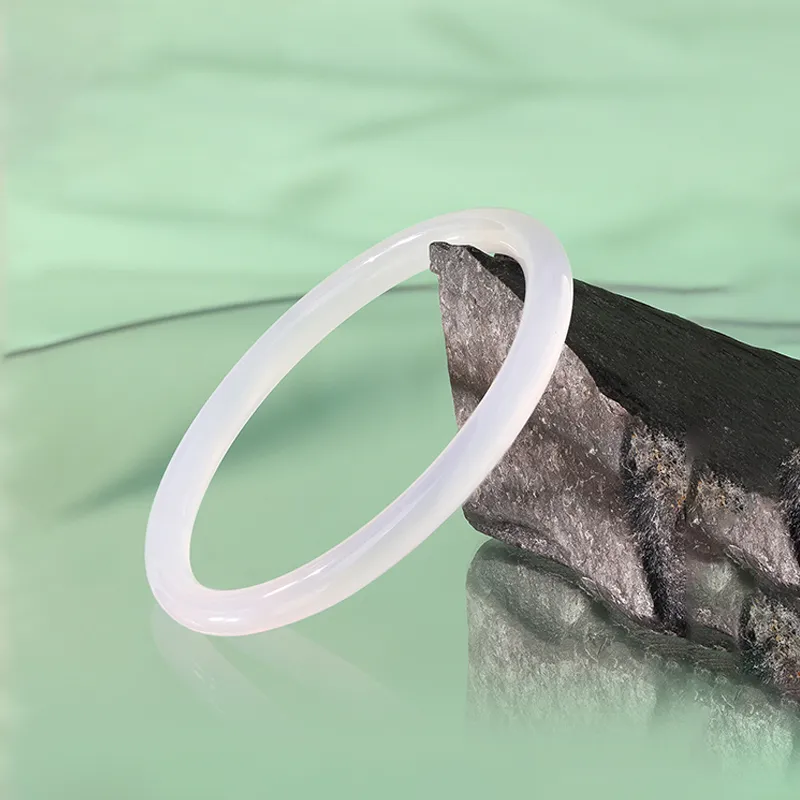 Yuanyanghuangjin Chalcedony Bangles Women's-3
