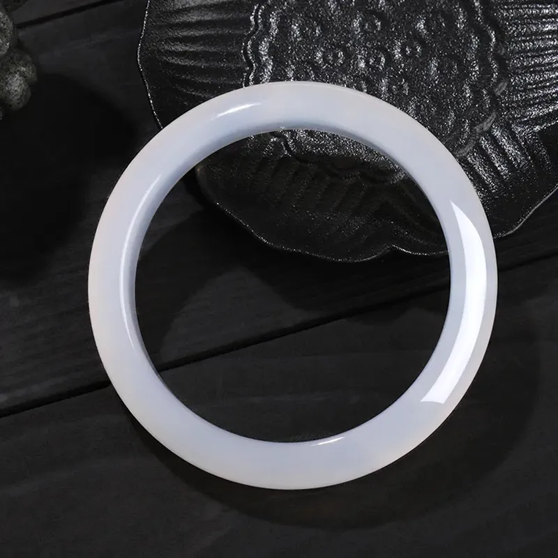 Yuanyanghuangjin Chalcedony Bangles Women's-9