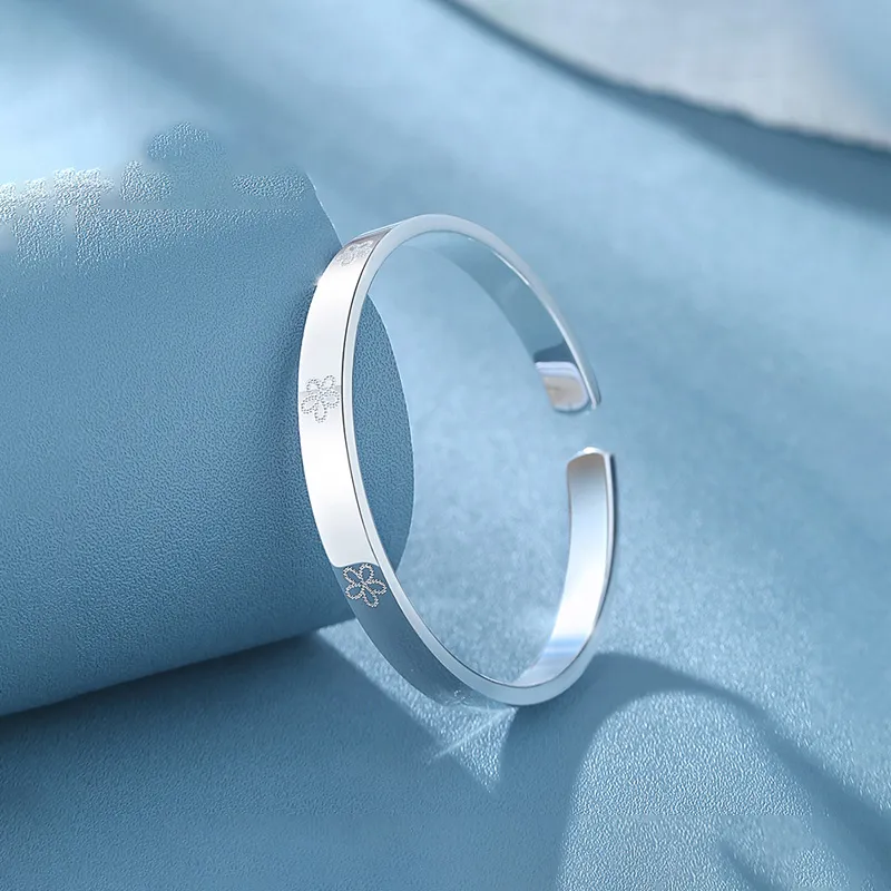 Yuanyanghuangjin 999 Fine Silver Sterling Silver Bracelets Women's-2